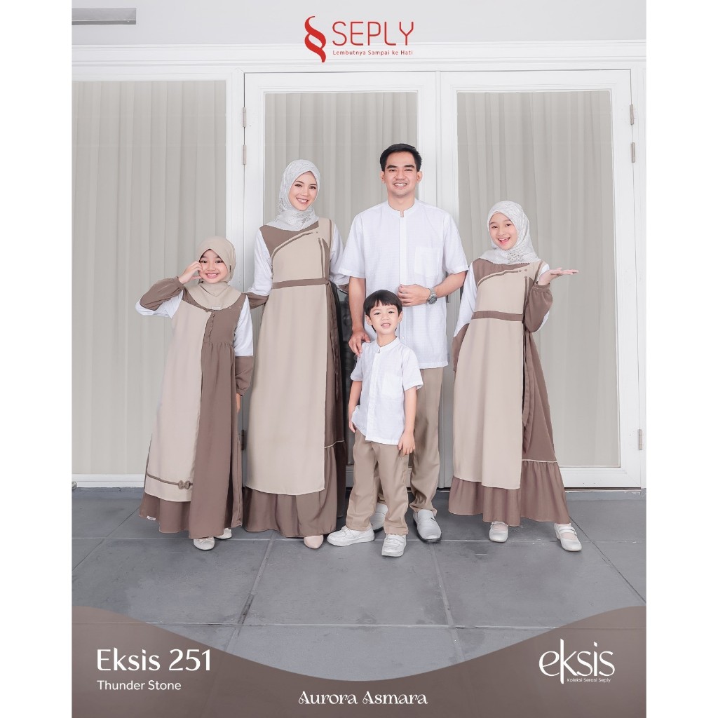 Seply Sarimbit Eksis 251 Thunder Stone Meyra 261 Kaseo 228 Selia 164 Kliko 164 Gamis Wanita Elegan