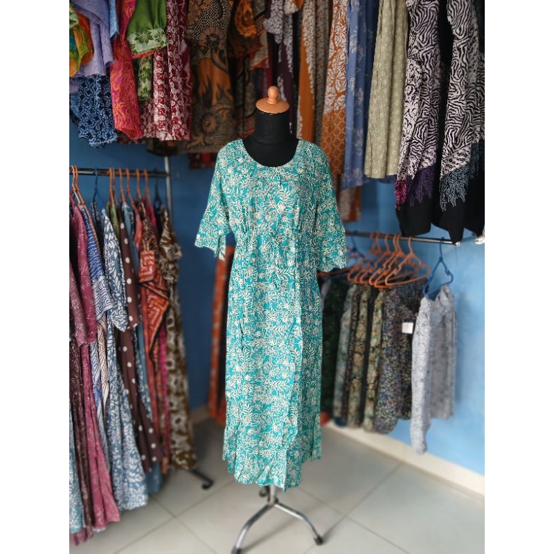 Dress Tasya motif Batik Qonita