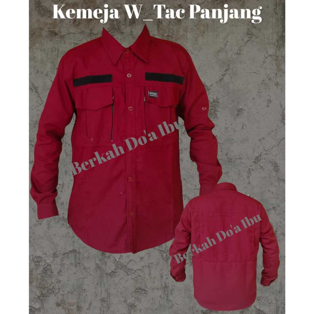 Kemeja Tactical PDL Outdoor W-TAC Panjang Kemeja Tactical W TAC Lengan Panjang BEST SELLER