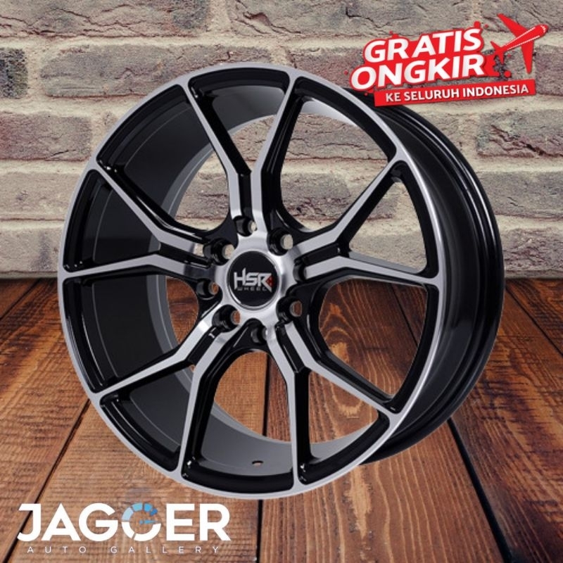 Velg mobil ring 16 h8x100/114,3 hsr voodoo black polish