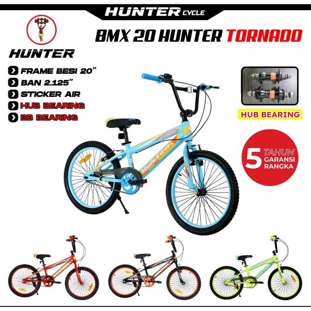 SEPEDA ANAK REMAJA BMX 20 INCH HUNTER TORNADO
