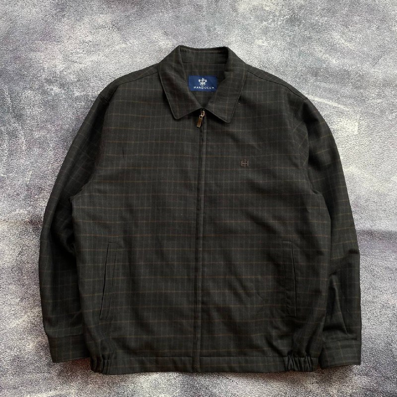 Jaket Casual Tartan Handock