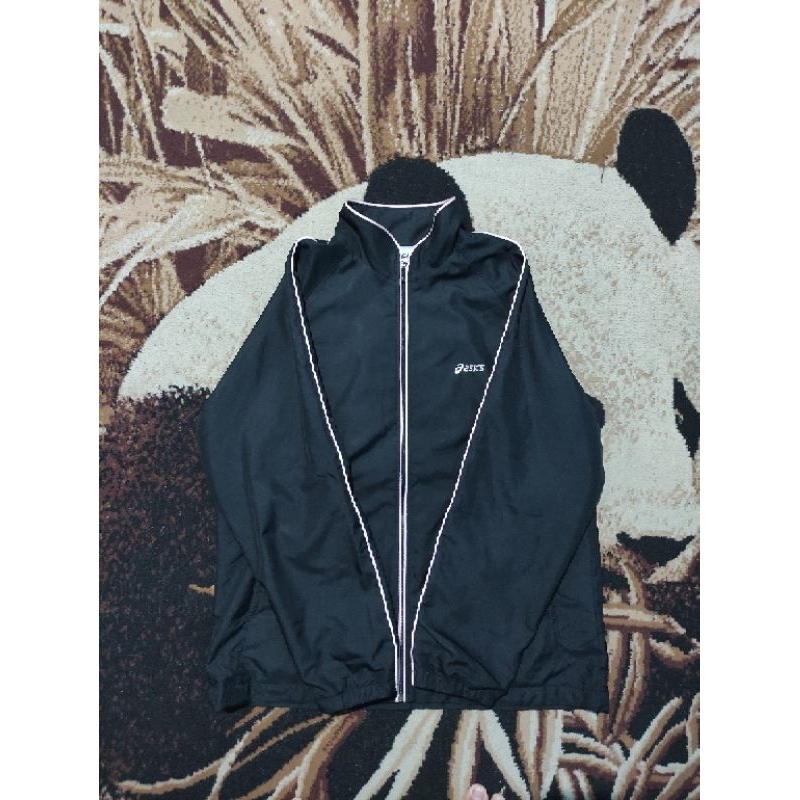 Jaket running asics second
