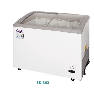GEA SLIDING CHEST FREEZER SD-303 GEA SLIDING CURVE GLASS FREEZER