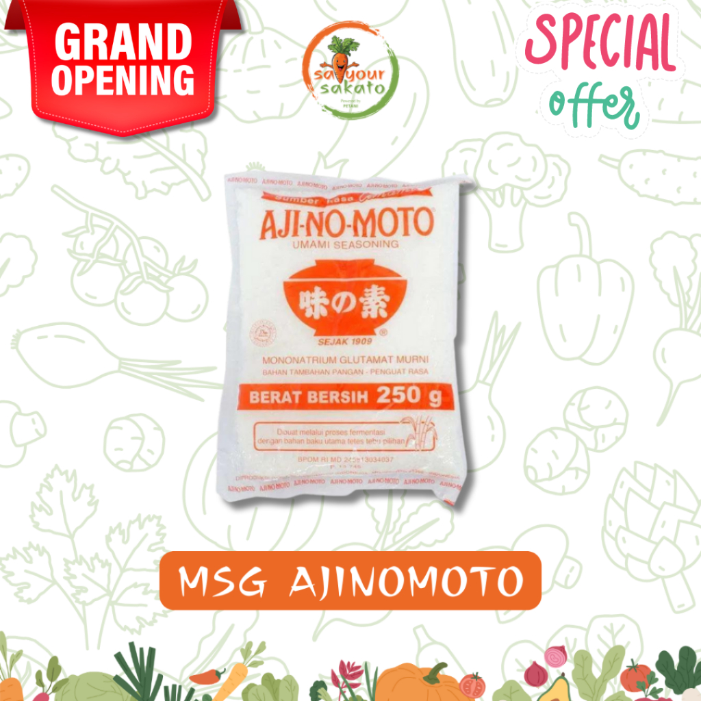 

Bumbu Masak Penyedap Rasa Ajinomoto 250gr Saiyour Sakato