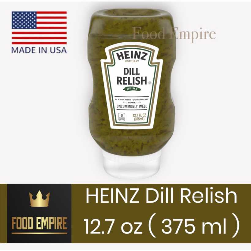 

HEINZ Dill Relish 375 ml | Condiment Acar Ketimun Pickles Gherkins