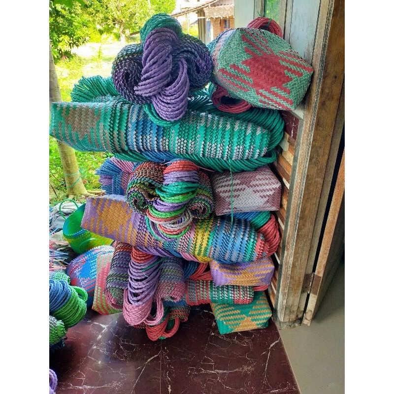 Tas anyaman plastik harga grosir