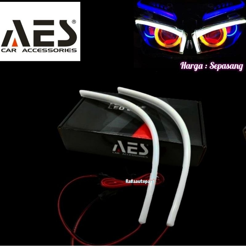 Lampu alis Drl 30 Cm 1 Mode Aes Grade A MERK AES ORIGINAL