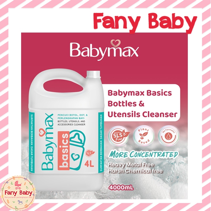 BABYMAX BOTTLE & UTENSILS ACCESSORIES CLEANSER BASICS JERIGEN 4 LITER