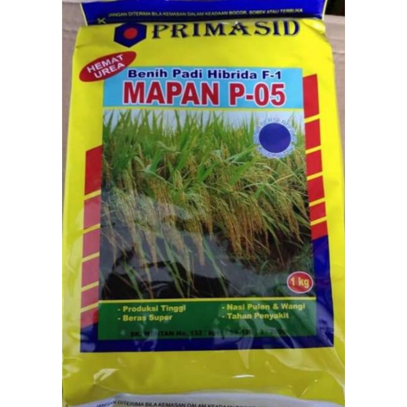 Benih padi Hibrida Mapan 05 1kg