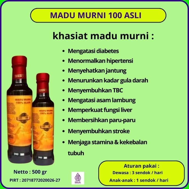 

madu murni asliiii