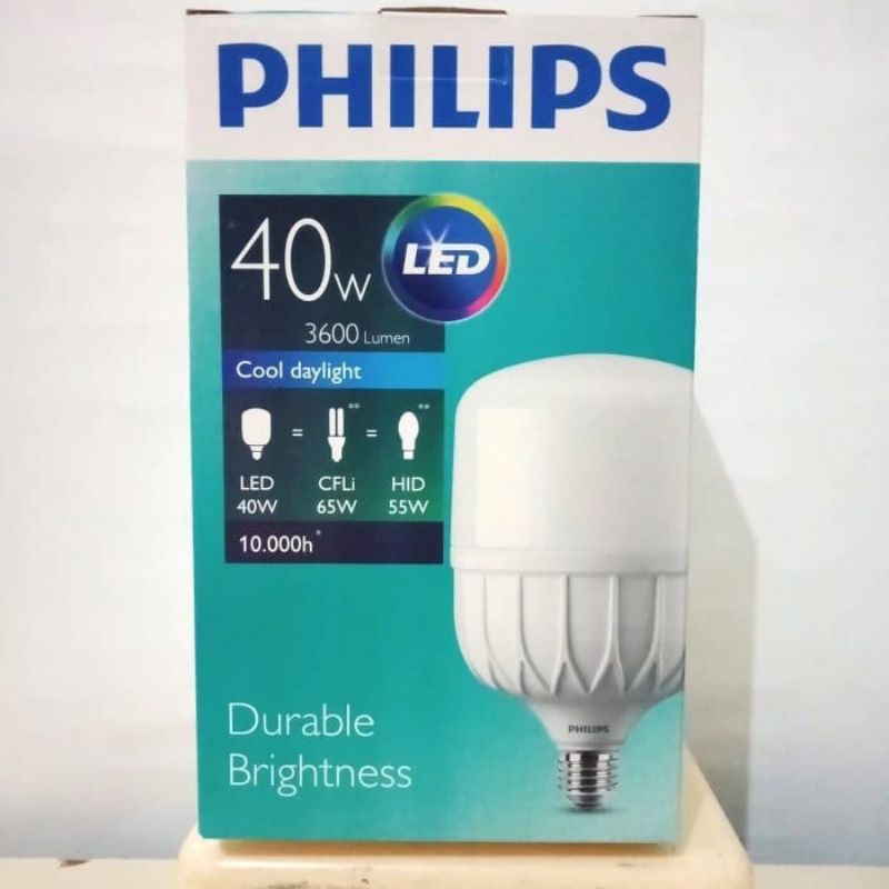 Bohlam Philips / LAMPU LED PHILIPS 40 WATT 40W 40 W JUMBO CAPSULE TFORCE
