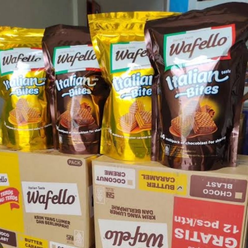 

Roma Wafer Italian Bites / HARGA 1 KARTON ISI 6 POUCH