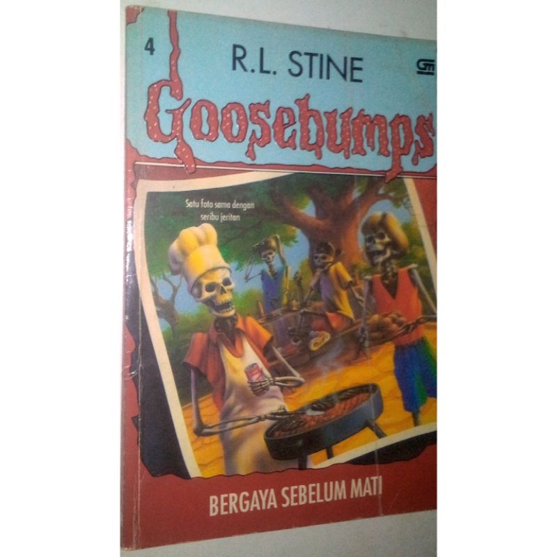 Novel langka Goosebumps vol 4 Bergaya sebelum mati - R.L. Stine