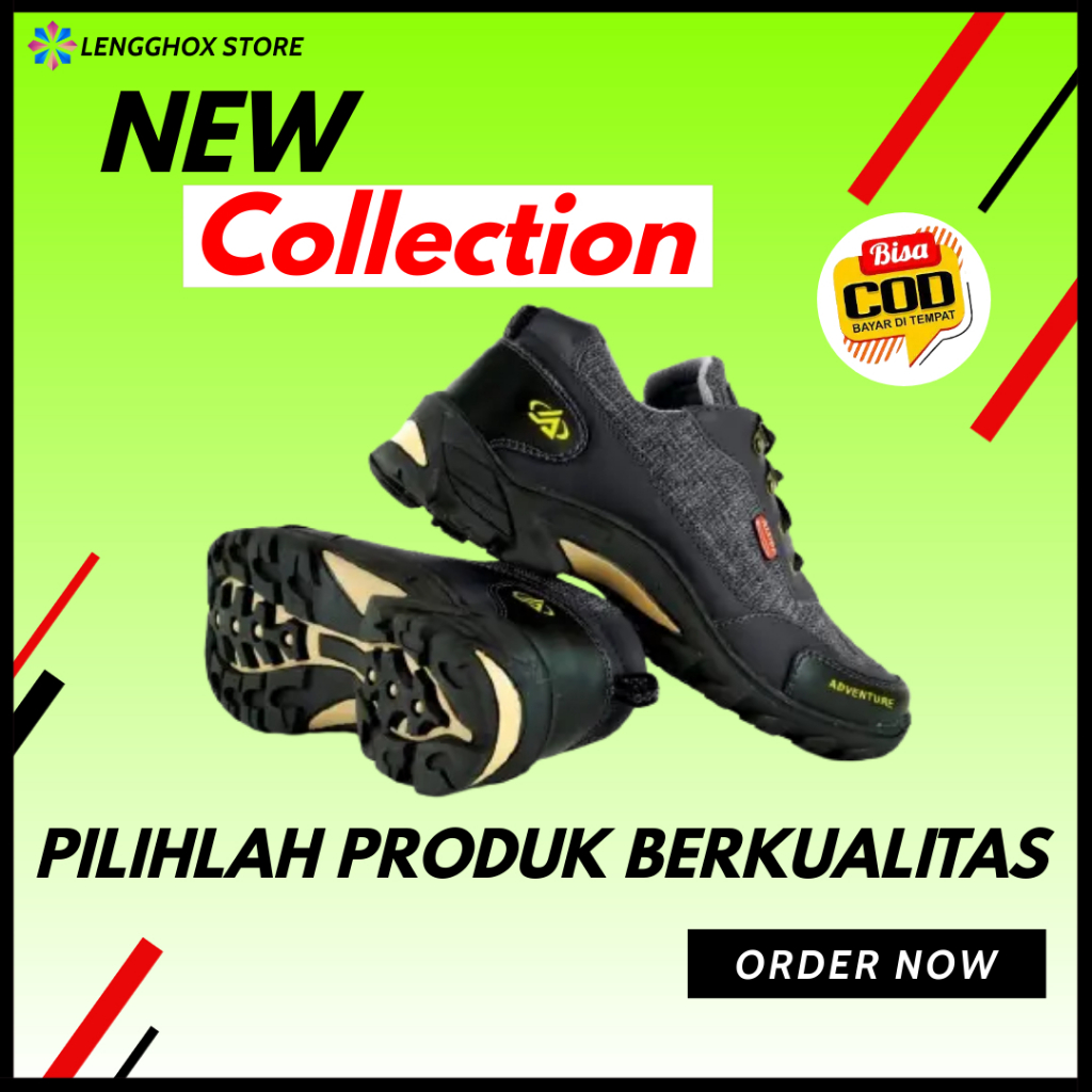 SPATU BOT FASION SEPATU BUT PENDAKI GUNUNG BOOT KULIT ORIGINAL 100 % SWATU SAFETY PRIA COWOK DEWASA 