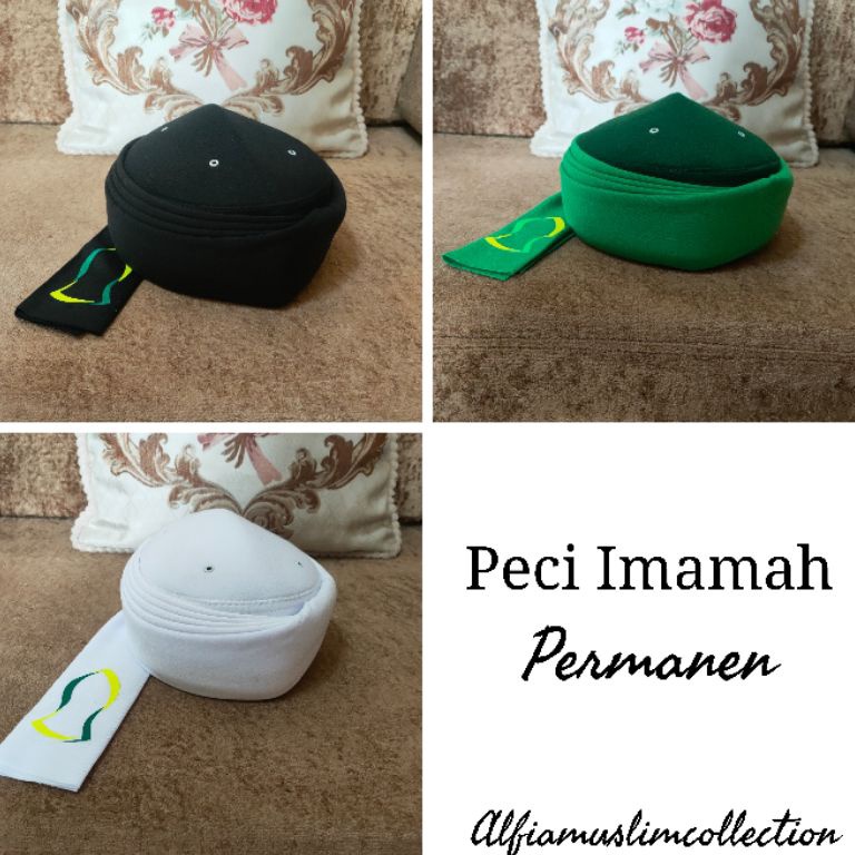 Bagus Banget Peci Imamah Permanen Panjang 3 Meter Kopyah Imamah Permanen Sorban Imamah