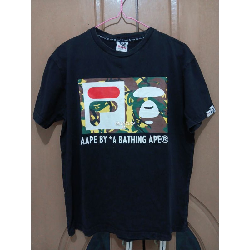 t shirt aape x fila dan NFL stelers second