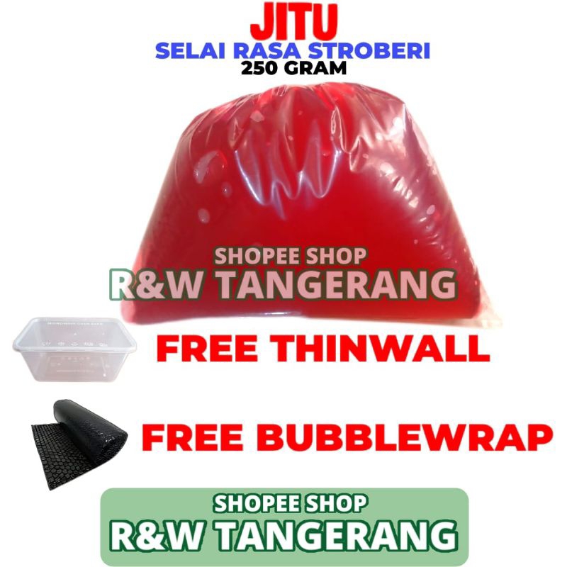 

Selai Rasa Stroberi 250 Gram Ekonomis Jitu
