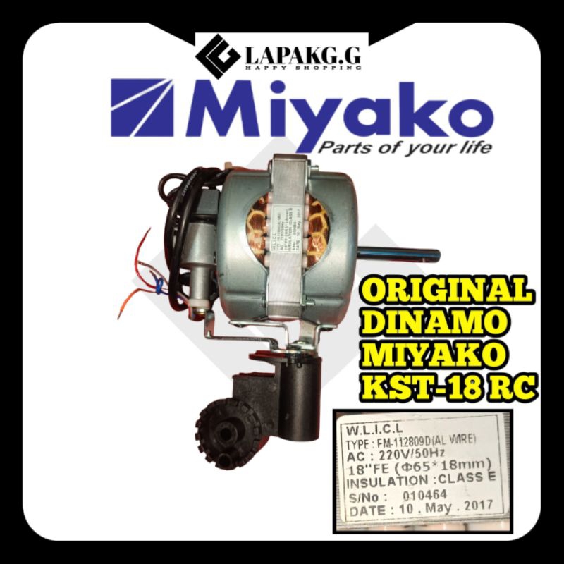 Original Dinamo kipas angin KST-18 RC | BALING-BALING BESI