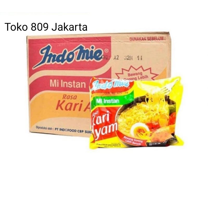 

Indomie Rasa Kari Ayam 1 Dus isi 40 pcs