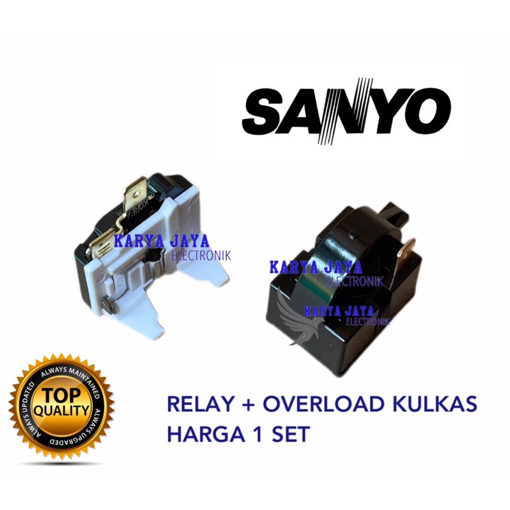 Murah Relay Ptc Overload Kulkas Sanyo 1 Pintu  rilai kulkas 1 pintu sanyo d Terlaris