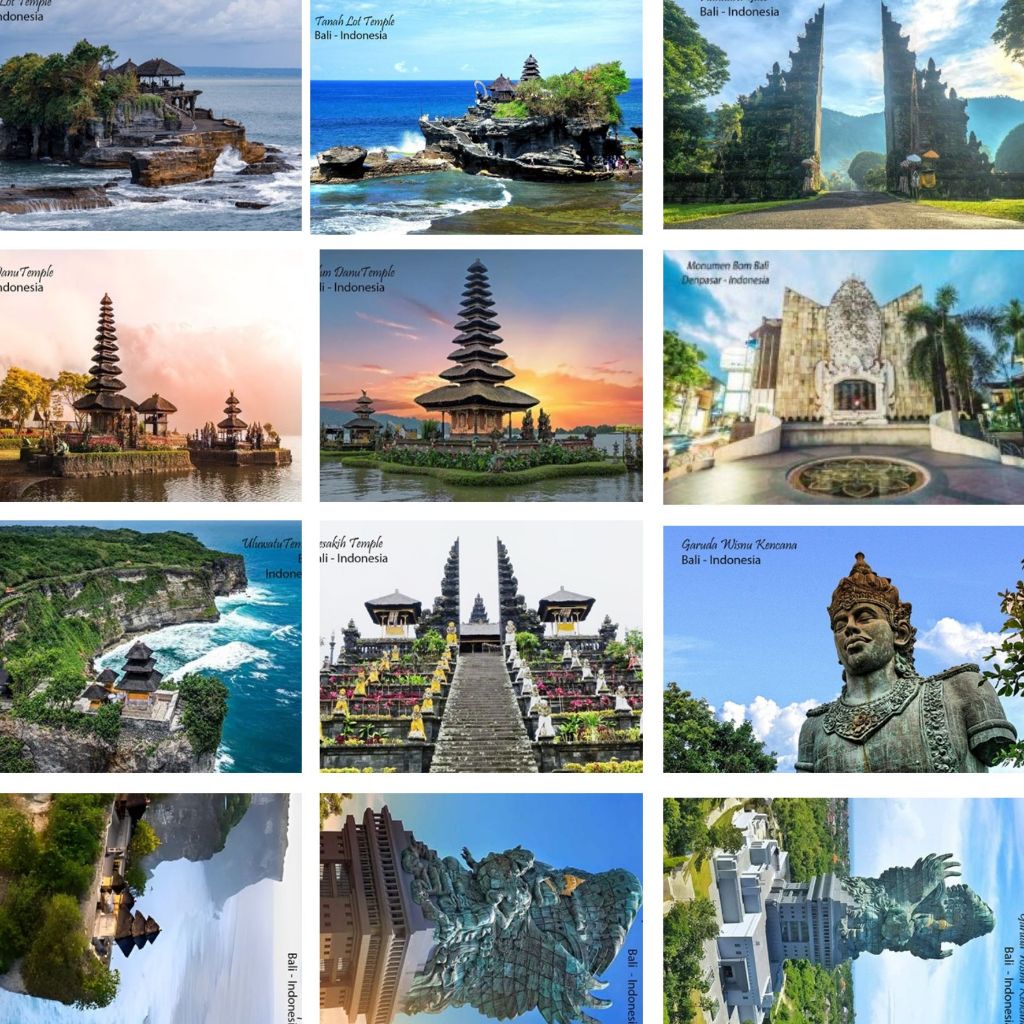 

MC- Kartu pos kartupos Bali Island Landmark / Icon Postcard