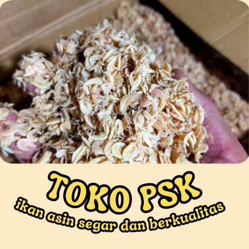 

ikan teri udang/rebon warna pink