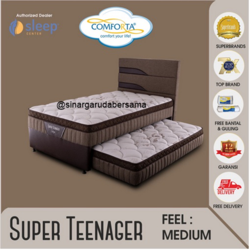 [SET] SPRING BED 2IN1 MERK COMFORTA TYPE SUPER TEENAGER
