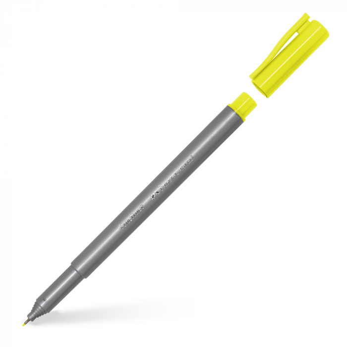 

DRAWING PEN MARKER / PULPEN FINELINER / PEN FINELINER / FINELINER FABER CASTELL FLUORESCENT YELLOW