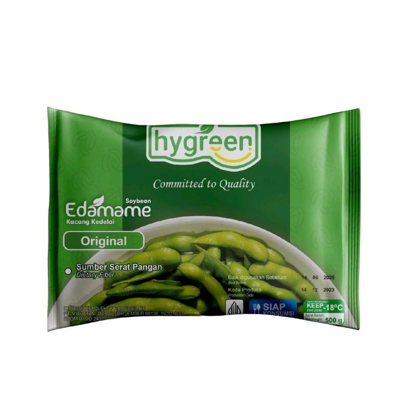 

EDAMAME HYGREEN FROZEN 500GR