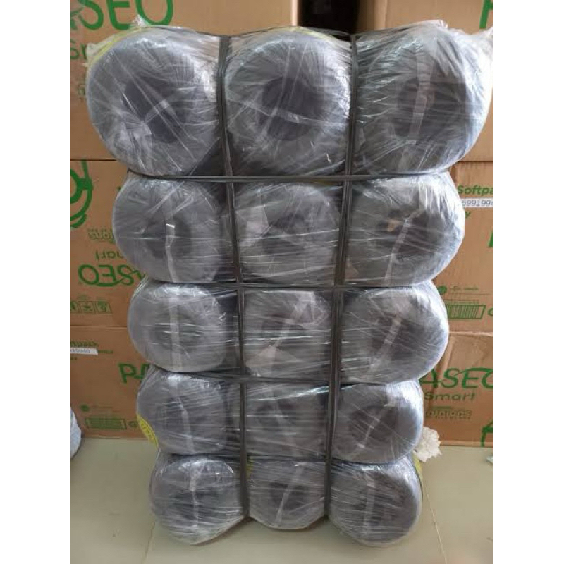 

TALI RAFIA 1 KG ROLL BESAR TALI RAFIA 1kg Hitam Tebal