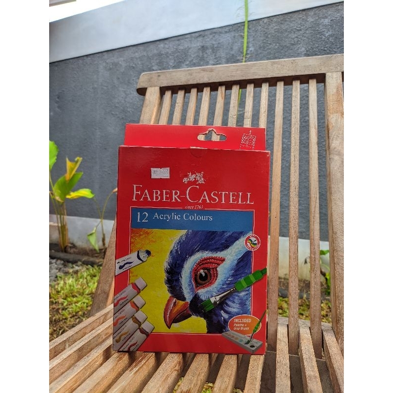 

CAT ACRYLIC FABER-CASTELL 12 WARNA