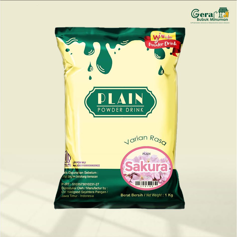 

1KG BUBUK MINUMAN PLAIN SAKURA