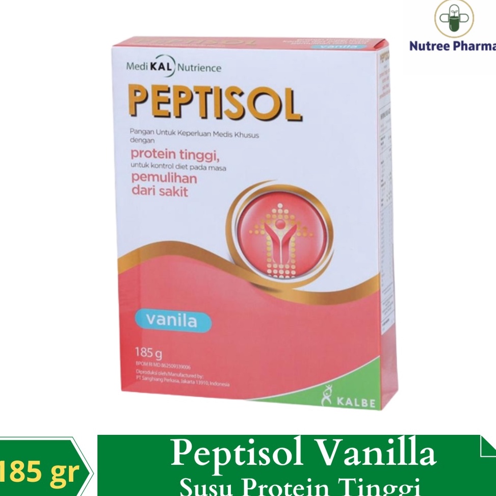 

TSW963 Free Ongkir Peptisol Peptizol Vanilla 185 gr Susu Nutrisi Tinggi Protein