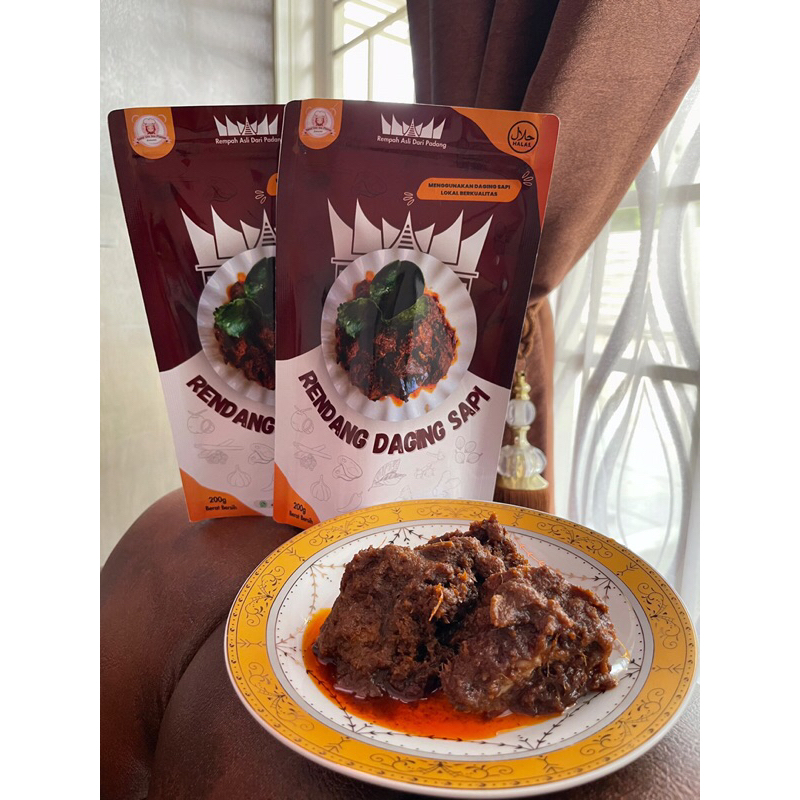 

Rendang Daging Sapi | Rendang Padang 400g