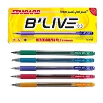 

Bulpen Standard BLIVE 0,3 Hitam (12pcs)