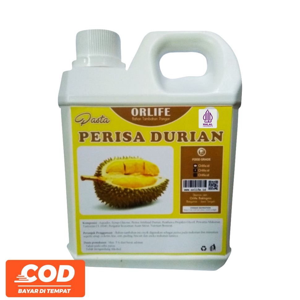 

WUH486 TOK SIAP COD Pasta Rasa Durian 1 Kg Orlife