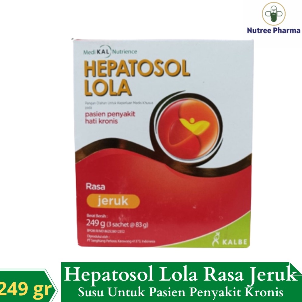 

QKG651 MEGA SALE HEPATOSOL LOLA 249 gr Rasa Jeruk