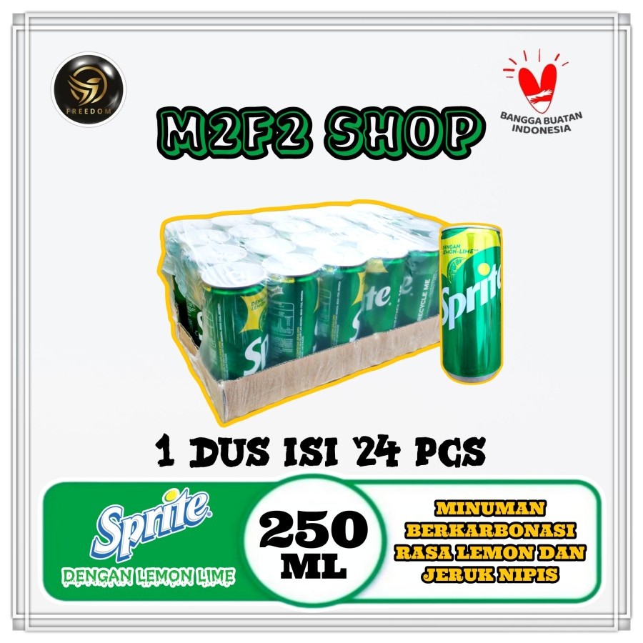 

Sprite Minuman Bersoda Kaleng | Can - 250 ml (Kemasan Karton)