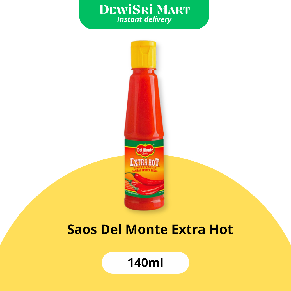 

Saos delmonte extra hot 140ml - Dewi Sri Mart