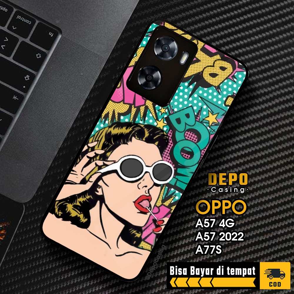 Case Oppo A57 4G A57 2022 A77S Casing Oppo A57 4G A57 2022 A77S Casing Depo Casing [GIRL] Case Gloss