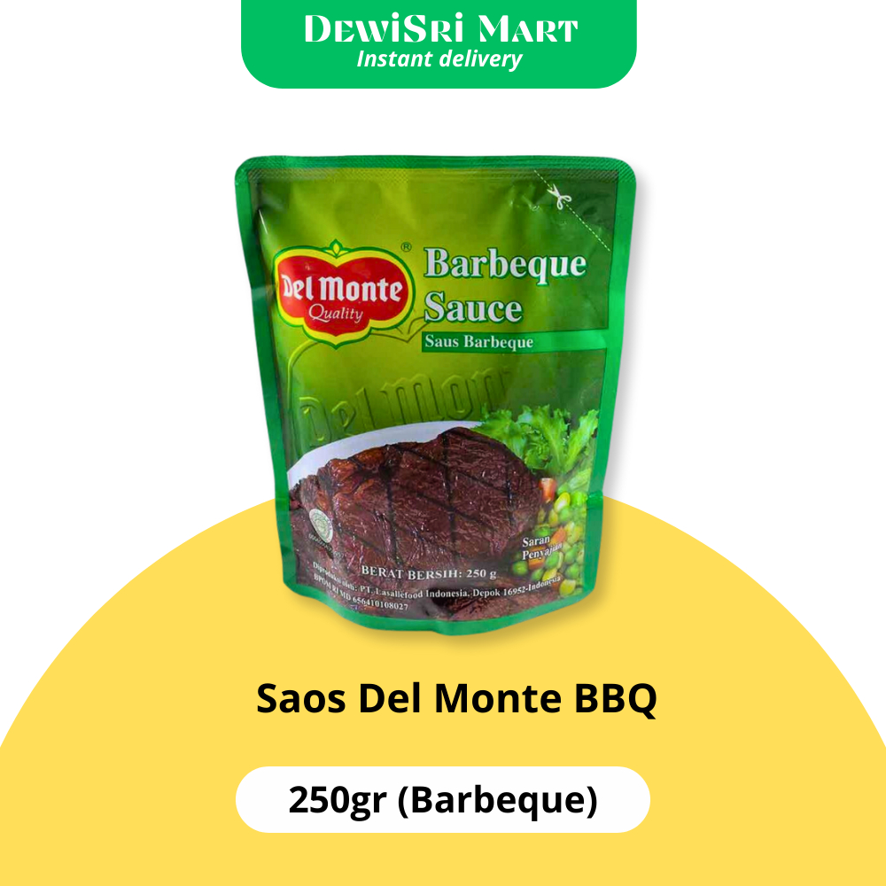 

Saos Delmonte BBQ 250gr (Barbeque) - Dewi Sri Mart