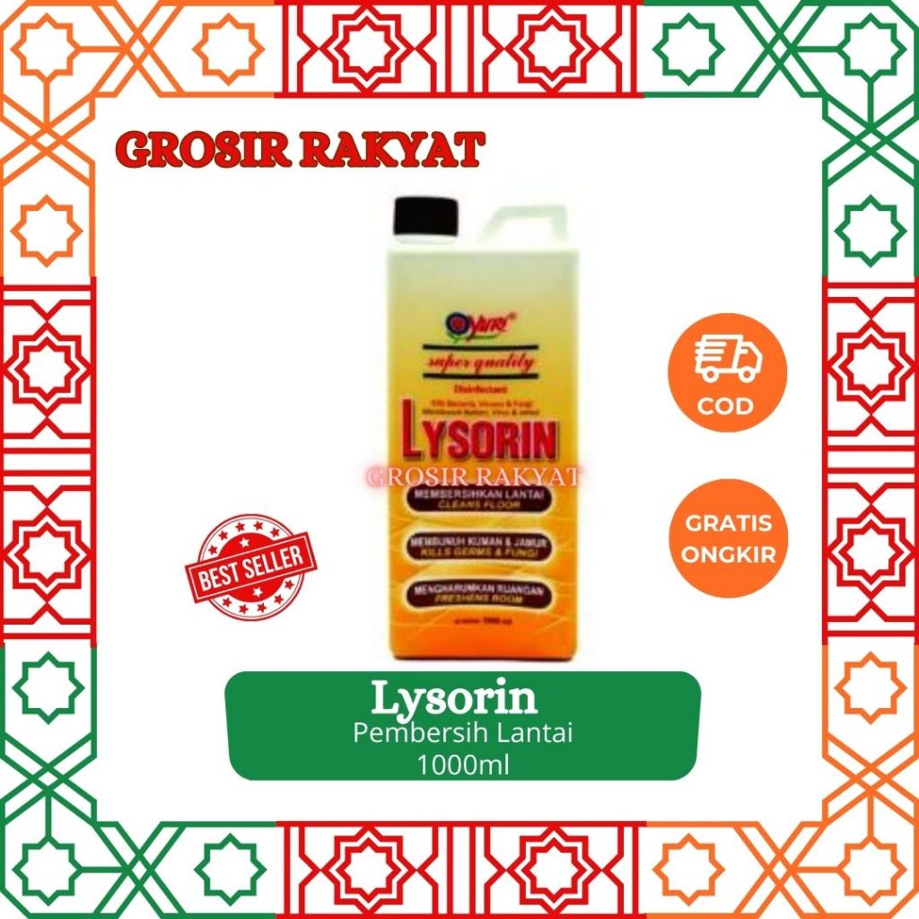 Lysorin Pembersih Lantai Botol 1000 ml