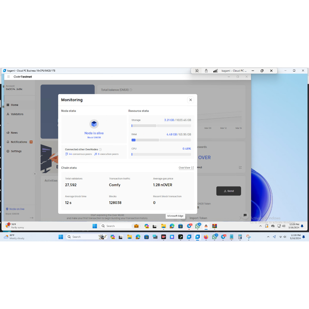 RDP windows full admin & garansi, support, emulator,bot,server,minning,node