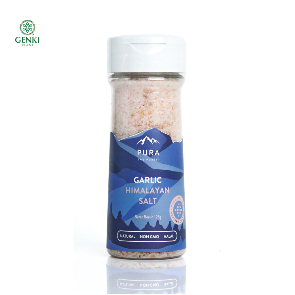 Pura Himalayan Salt Garlic / Garam Himalaya - 125 g