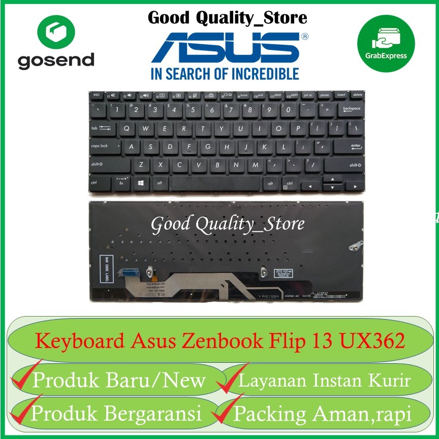 Keyboard Asus Zenbook Flip 13 UX362 UX362FA Backlight