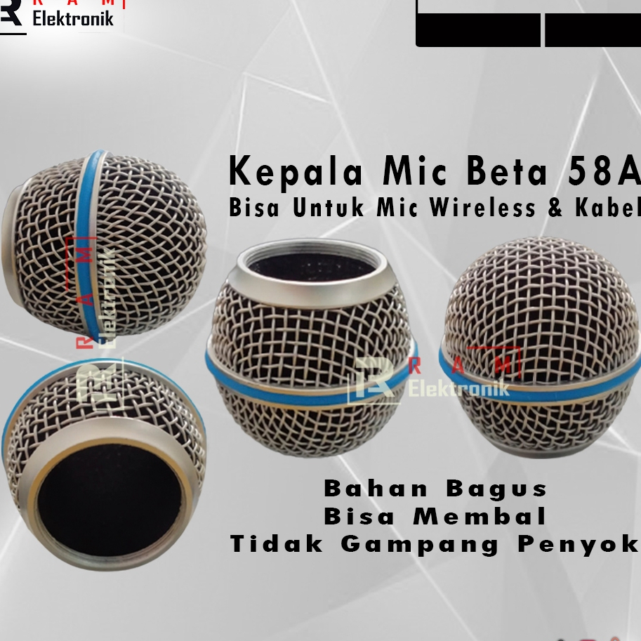 KEPALA MIC MICROPHONE SHURE BETA58 | BETA 58 GRADE ORIGINAL