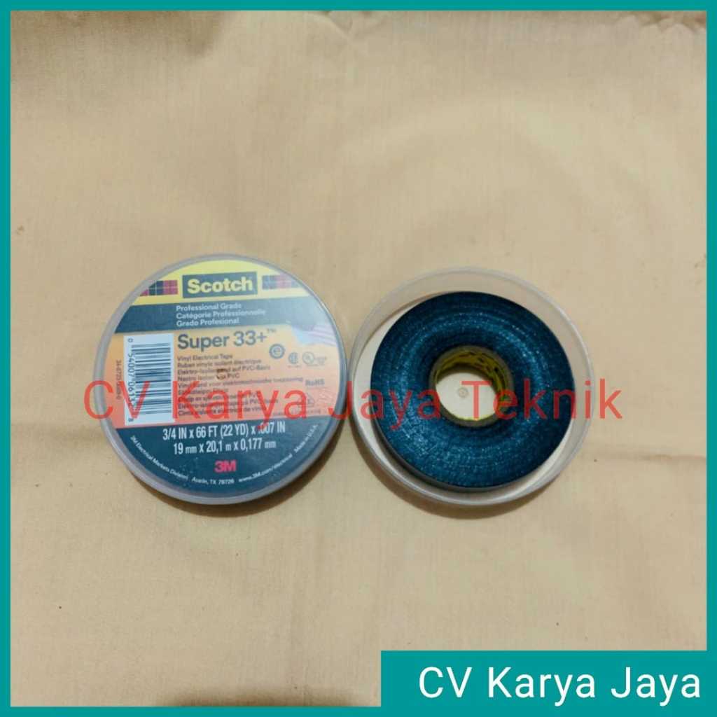 Isolasi Listrik 3M Scotch 33+ / Isolasi Kabel 3M ASLI
