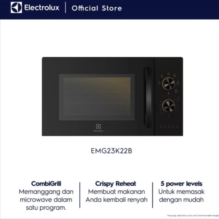 Microwave oven electrolux emg23k22b