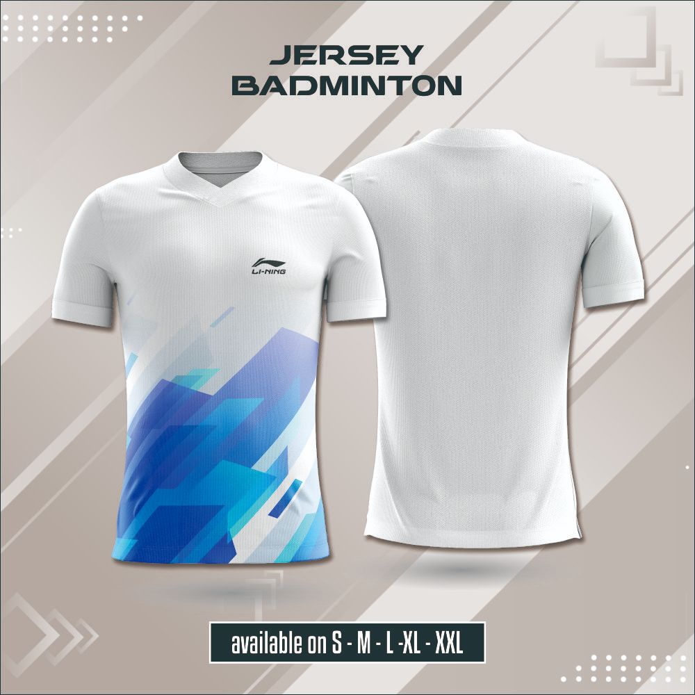 Baju Jersey Badminton Wanita 184 Kaos Bulutangkis Indonesia Dry Fit Pakaian Olahraga